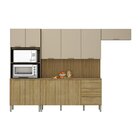 Cozinha Completa 5 Peças 10 Portas 3 Gavetas Com Tampo E Pain
