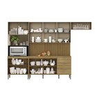 Cozinha Completa 5 Peças 10 Portas 3 Gavetas Com Tampo E Pain