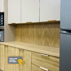 Cozinha Completa 5 Peças 10 Portas 3 Gavetas Painel Ripado Ce