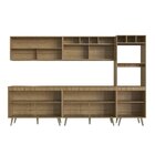 Cozinha Completa 5 Peças 10 Portas 4 Prateleiras One  Verde B