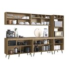 Cozinha Completa 5 Peças 10 Portas 4 Prateleiras One  Verde B