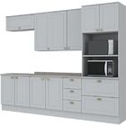 Cozinha Completa 5 Peças 10 Portas Emily Espresso Móveis Bran