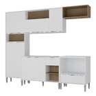 Cozinha Completa 5 Peças 11 Portas 3 Gavetas 2 Nichos Para Fo