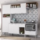 Cozinha Completa 5 Peças 11 Portas 3 Gavetas 2 Nichos Para Fo