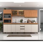 Cozinha Completa 5 Peças 11 Portas Com Torre Quente E Vidro R