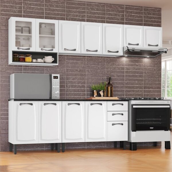 Cozinha Completa 5 Peças 12 Portas 2 Gavetas New Premium Itat