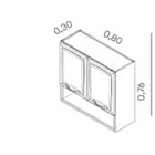 Cozinha Completa 5 Peças 12 Portas 2 Gavetas New Premium Itat