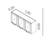 Cozinha Completa 5 Peças 12 Portas 2 Gavetas New Premium Itat