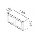 Cozinha Completa 5 Peças 12 Portas 2 Gavetas New Premium Itat