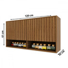 Cozinha Completa 5 Peças 12 Portas 2 Gavetas Sem Tampo Indeke