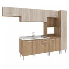 Cozinha Completa 5 Peças 13 Portas 1 Gaveta Max Fellicci Carv