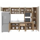 Cozinha Completa 5 Peças 13 Portas 1 Gaveta Max Fellicci Carv