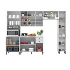 Cozinha Completa 5 Peças 14 Portas 2 Gavetas 310cm Dallas Ind
