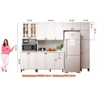 Cozinha Completa 5 Peças 14 Portas 2 Gavetas 310cm Dallas Ind