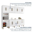 Cozinha Completa 5 Peças 14 Portas 2 Gavetas Com Fruteira Lor