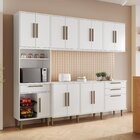 Cozinha Completa 5 Peças 14 Portas 2 Gavetas Com Fruteira Lor