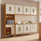 Cozinha Completa 5 Peças 14 Portas 2 Gavetas Com Fruteira Lor