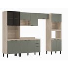 Cozinha Completa 5 Peças 14 Portas 2 Gavetas Firenze  Avena T