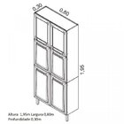 Cozinha Completa 5 Peças 14 Portas 3 Gavetas Tarsila Itatiaia