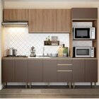 Cozinha Completa 5 Peças 14 Portas Cook Be Mobiliário Madeira