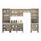 Cozinha Completa 5 Peças 15 Portas 2 Gavetas Firenze  Avena T