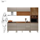 Cozinha Completa 5 Peças 218,5cm X 270cm Proença Nogueira/nud