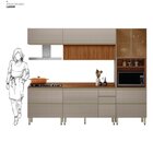 Cozinha Completa 5 Pecas 218,5cm X 270cm Proença Nogueira/nud