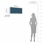 Cozinha Completa 5 Peças 224,5cmx270cm Amara Branco/azul