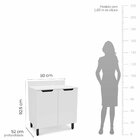 Cozinha Completa 5 Peças 224,5cmx270cm Meena Branco