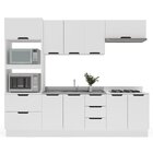 Cozinha Completa 5 Peças 224,5cmx270cm Meena Branco
