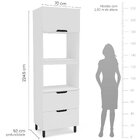 Cozinha Completa 5 Peças 224,5cmx270cm Meena Branco