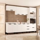 Cozinha Completa 5 Peças 224,5cmx270cm Meena Branco