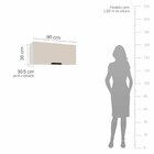 Cozinha Completa 5 Peças 224,5cmx270cm Meena Branco/creme