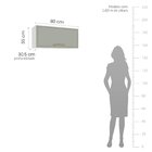 Cozinha Completa 5 Peças 224,5cmx310cm Amara Branco/verde Oli