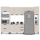 Cozinha Completa 5 Peças 224,5cmx310cm Meena Branco/creme