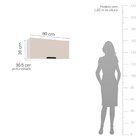 Cozinha Completa 5 Peças 224,5cmx310cm Meena Branco/creme