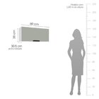 Cozinha Completa 5 Peças 224,5cmx310cm Meena Branco/verde Oli