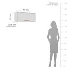 Cozinha Completa 5 Peças 224,5cmx310cm Amara Branco