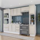 Cozinha Completa 5 Peças 224,5cmx310cm Amara Branco/creme