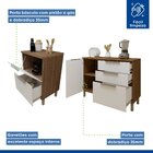 Cozinha Completa 5 Peças 5 Portas 4 Gavetas Texas Carvalho/br