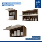 Cozinha Completa 5 Peças 5 Portas 4 Gavetas Texas Carvalho/br