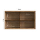 Cozinha Completa 5 Peças 6 Portas Viena Freijó / Grafito