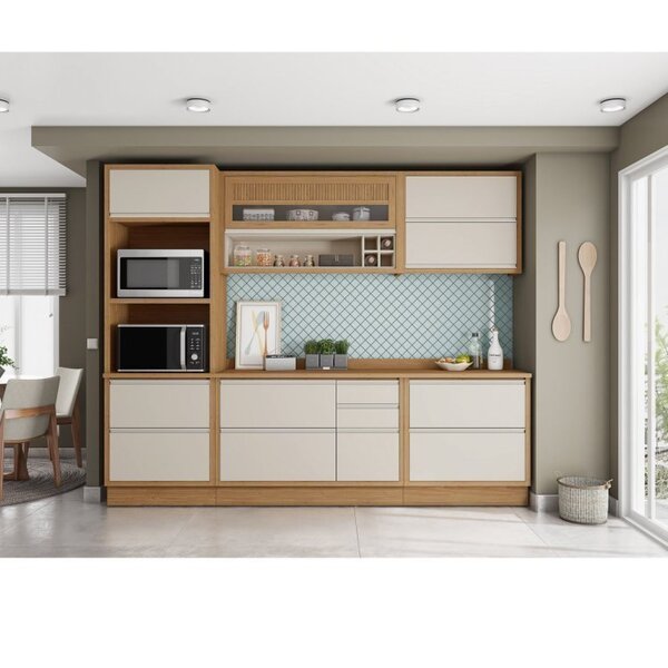 Cozinha Completa 5 Peças 7 Portas 6 Gavetas Lisboa Itatiaia