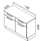 Cozinha Completa 5 Peças 8 Portas 3 Gavetas Exclusive Itatiaia