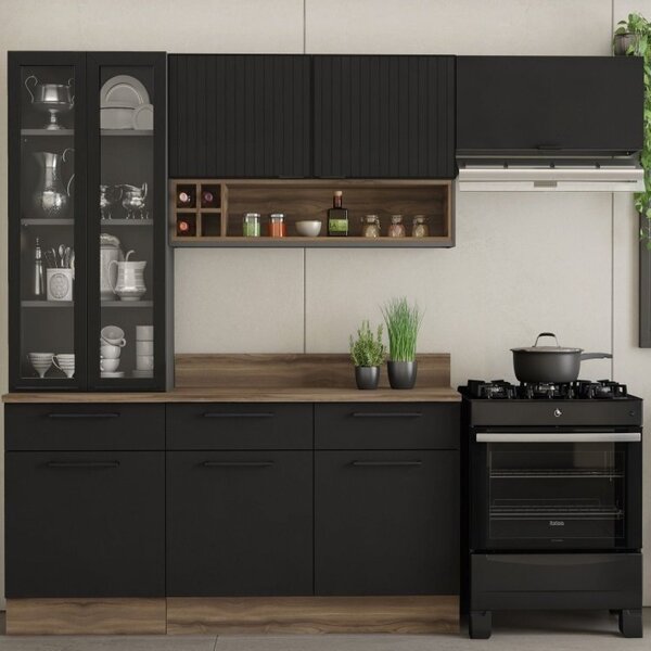 Cozinha Completa 5 Peças 8 Portas 3 Gavetas Exclusive Itatiaia
