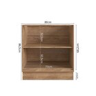 Cozinha Completa 5 Peças 8 Portas Viena Freijó / Cinza Argila