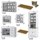 Cozinha Completa 5 Peças Americana Com Torre Quente, Tampo Na