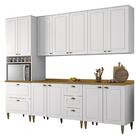 Cozinha Completa 5 Peças Americana Com Torre Quente, Tampo Na