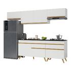 Cozinha Completa 5 Peças C/ Armário E Balcão Mp3708 Veneza Gw
