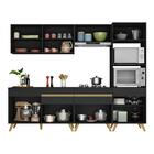 Cozinha Completa 5 Peças C/ Armário E Balcão Mp3713 Veneza Gb